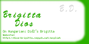 brigitta dios business card