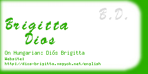 brigitta dios business card